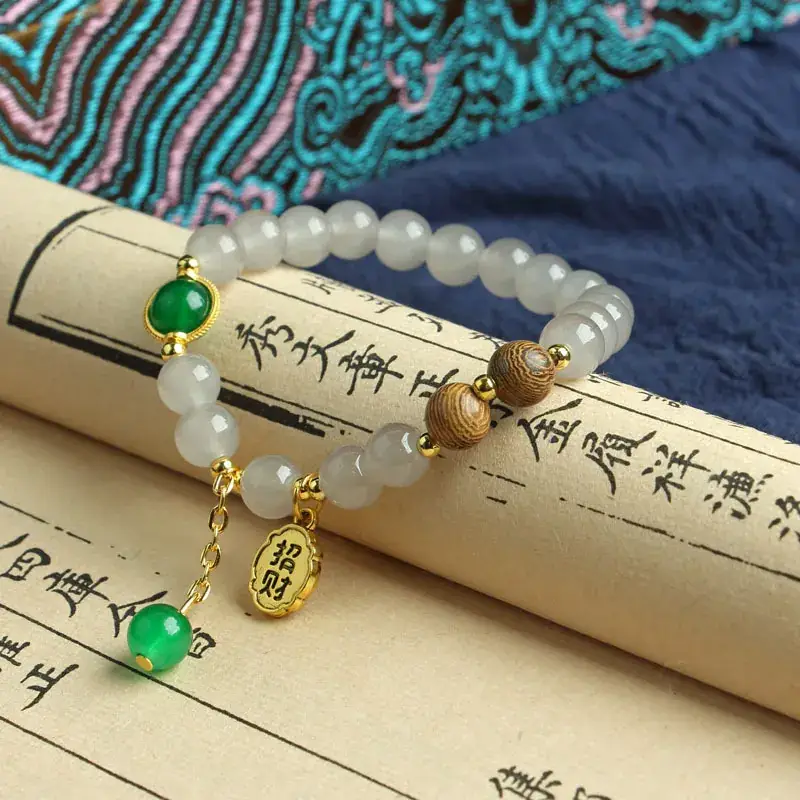 Jade Bracelets Wholesale 13mm Green Yellow Purple - Image 53