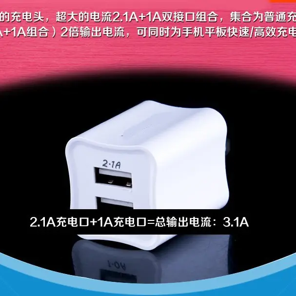 Green Dot Dual USB Charger 2.1A for Xiaomi & Android - Image 3