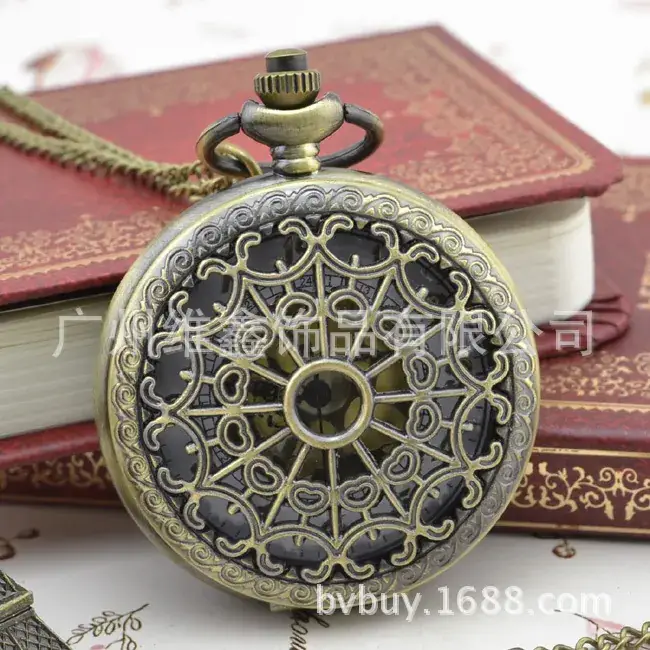 Retro Gold Face Pocket Watch for Men Women — feature 12