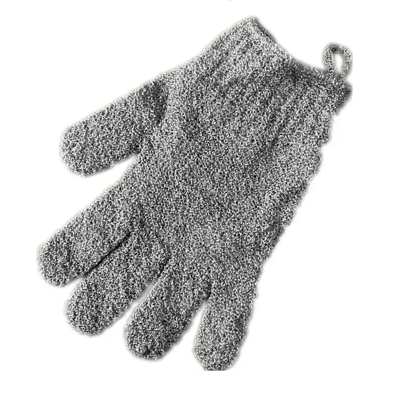 Five Finger Bath Gloves Nylon Multi Color - Image 4