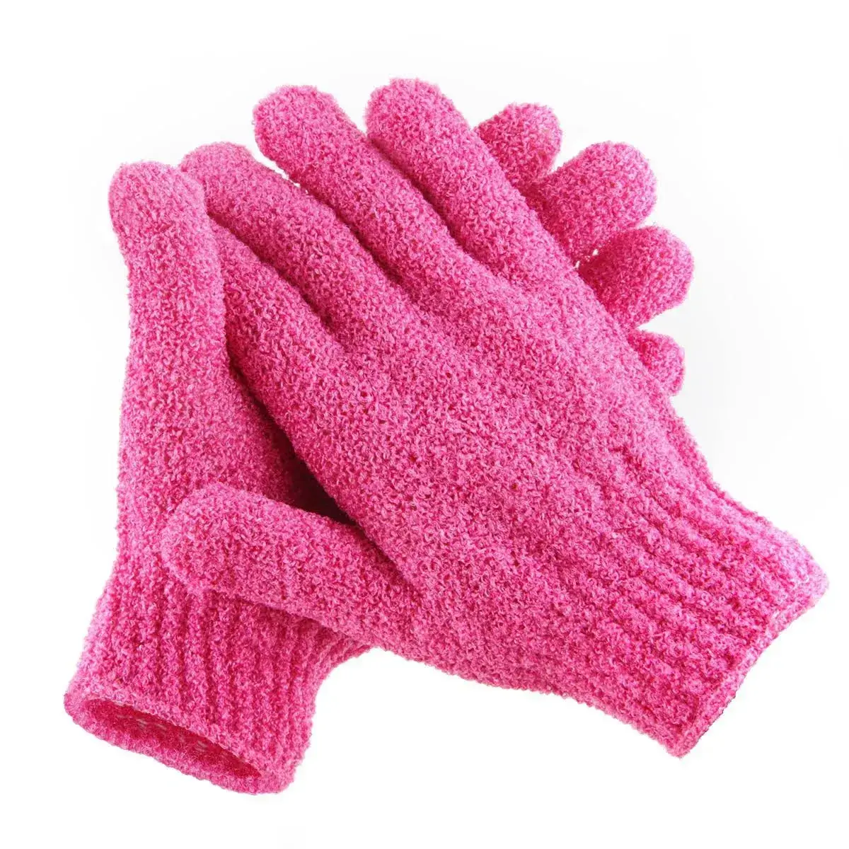 Five Finger Bath Gloves Nylon Multi Color - Image 5