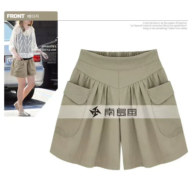 Fat mm Wide Leg Shorts for Women Summer Plus Size — feature 12