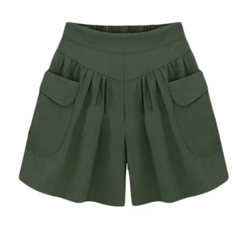 Fat mm Wide Leg Shorts for Women Summer Plus Size - Image 3