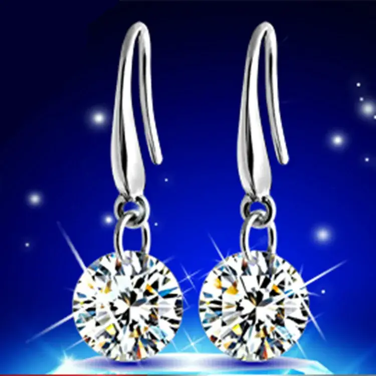Natural Crystal Earrings for Women Wholesale Korea Jewelry