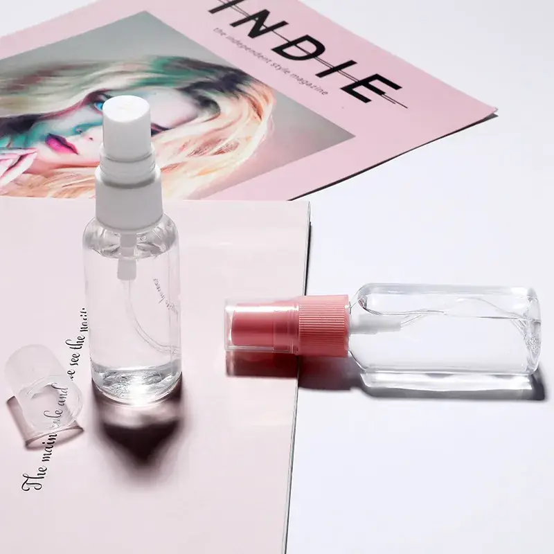 Portable Hydrating Spray Bottle 30-50-100ml Transparent - Image 6