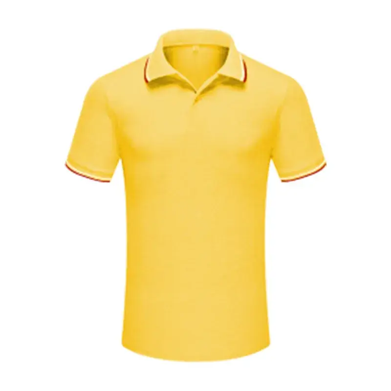 Men White Polo T-Shirt Short Sleeve Lapel - Image 3