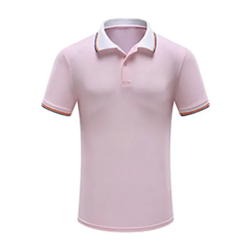 Men White Polo T-Shirt Short Sleeve Lapel - Image 8