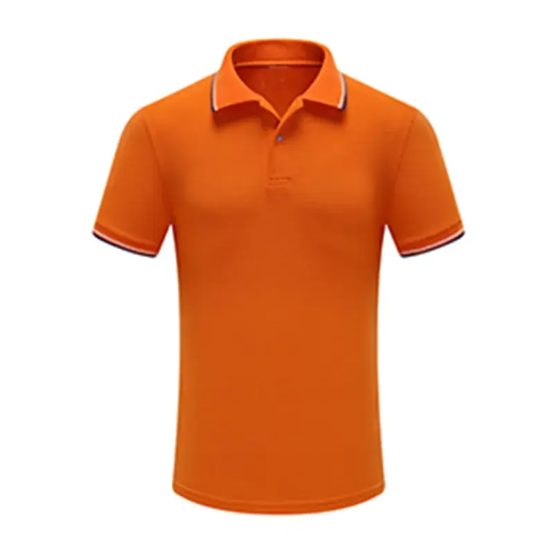 Men White Polo T-Shirt Short Sleeve Lapel - Image 4