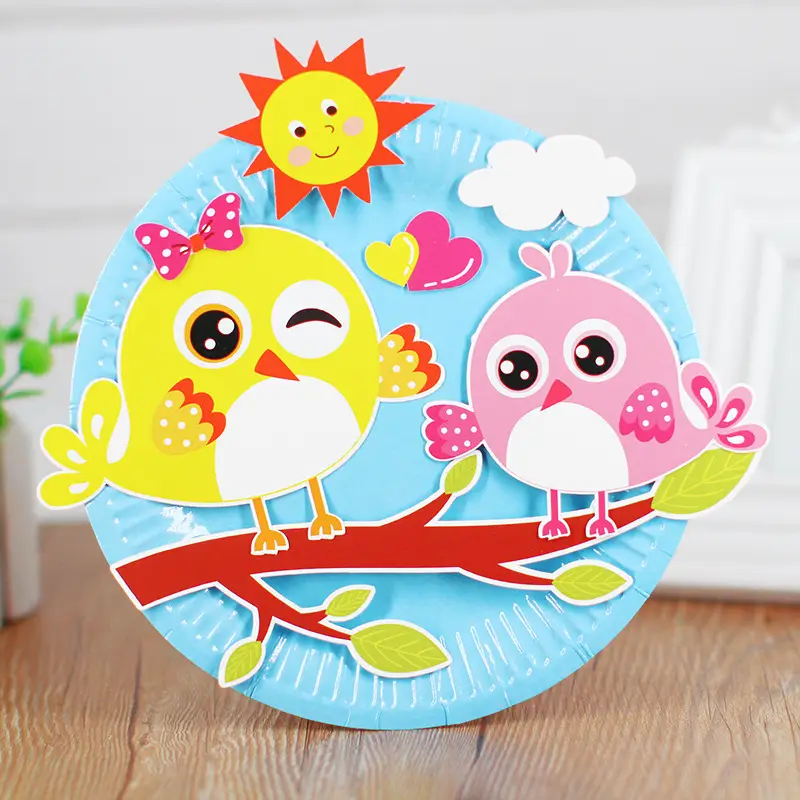 Kids Rocket & Space Plate Painting DIY Paper Plate - Image 4