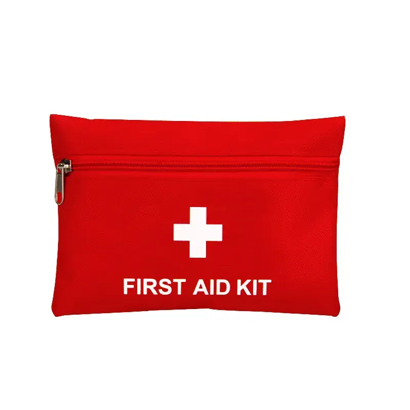 Red Oxford Cloth First Aid Kit Mini Bag - Image 3