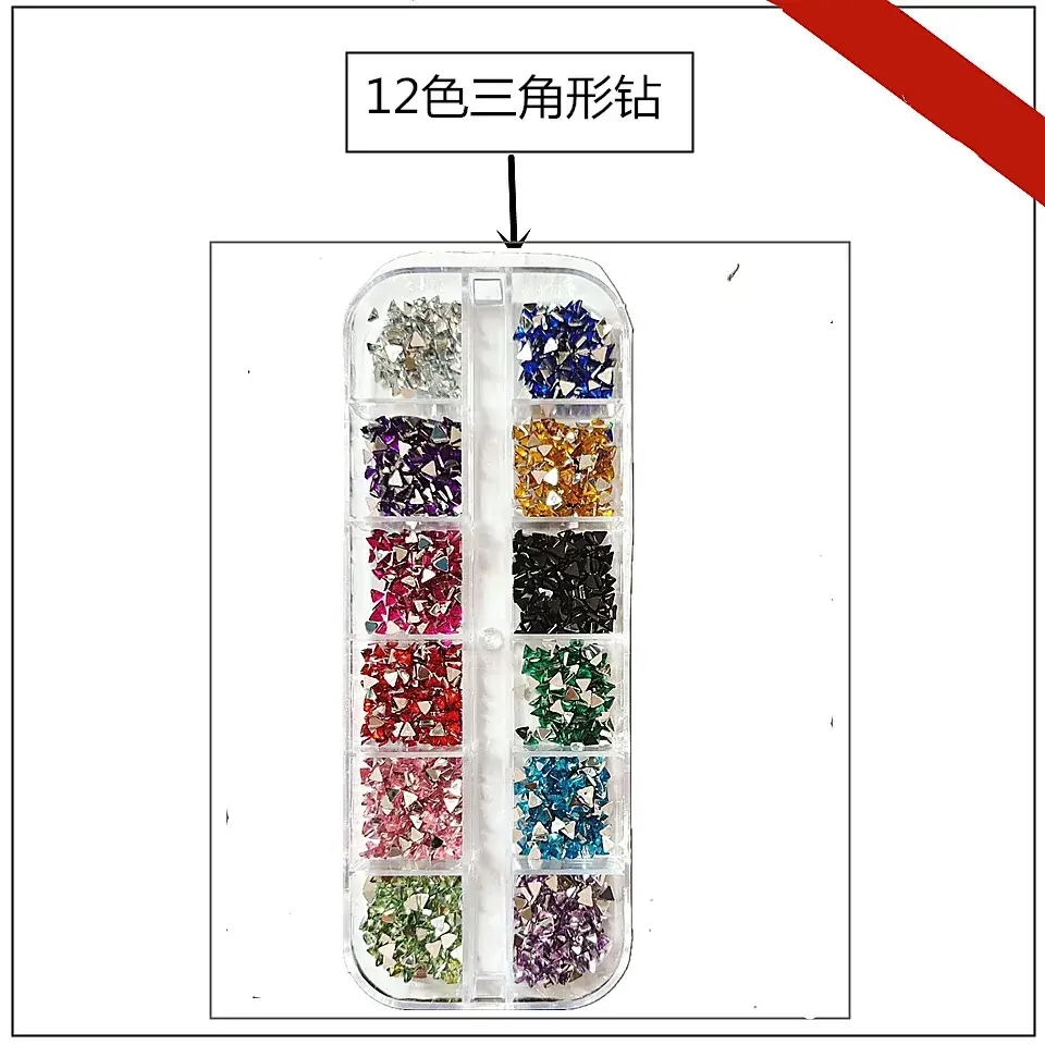 12 color triangle drill