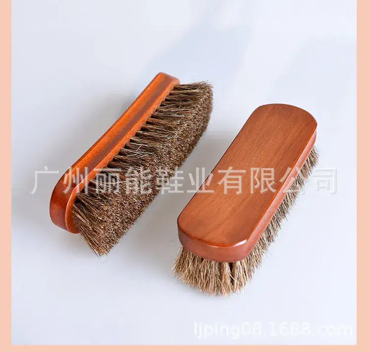 Large Solid Wood Horse Brush for Cleaning and Polishing — feature 11