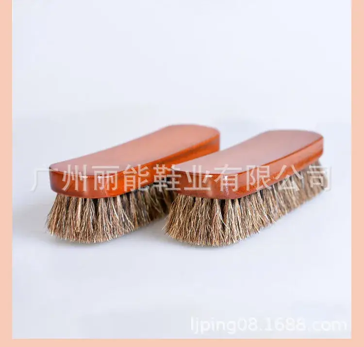 Large Solid Wood Horse Brush for Cleaning and Polishing — feature 12