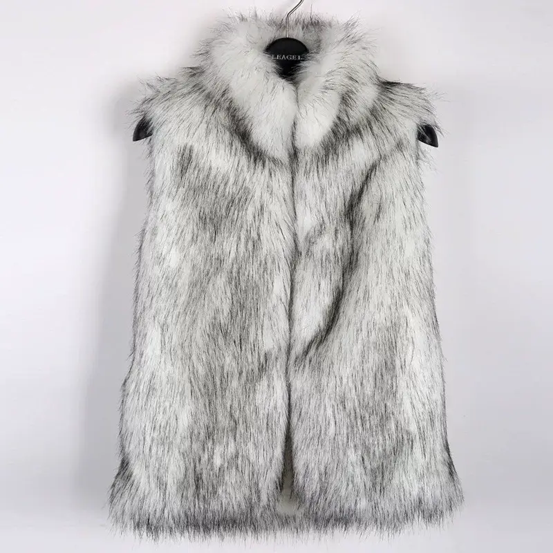 Imitation Fur Vest for Men Winter Warmth — feature 1