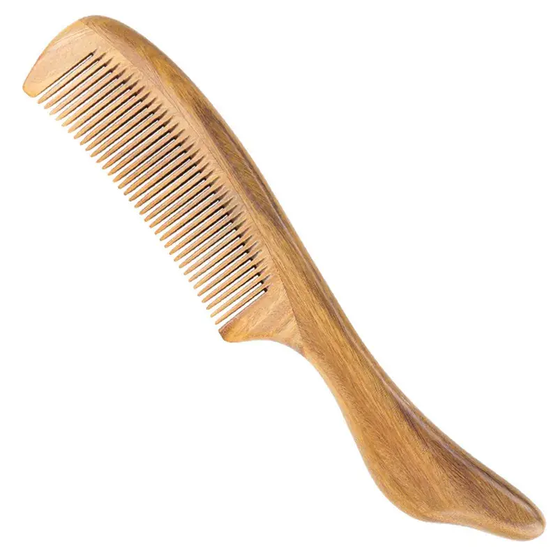 Brazil Green Sandalwood Comb 20cm Phoenix Tail - Image 6