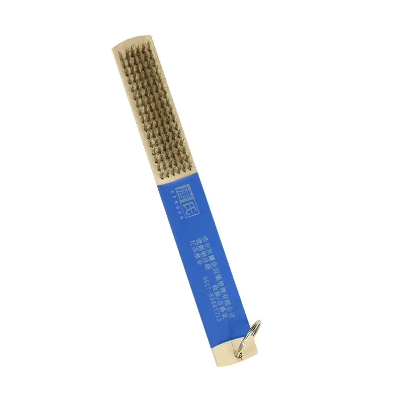 Wire Brush Cleaning Derusting Manual Tool Board Play Brush Walnut Diamond Packaging oil on cleaning brush - Image 5