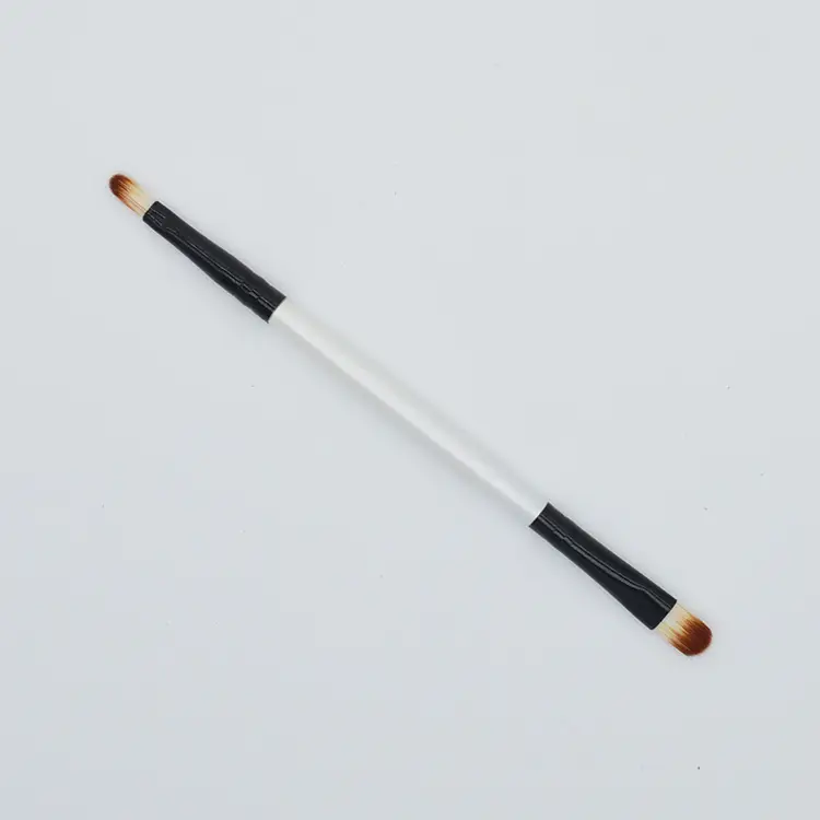 Double Headed Makeup Brushes with Wooden Handles - Image 20