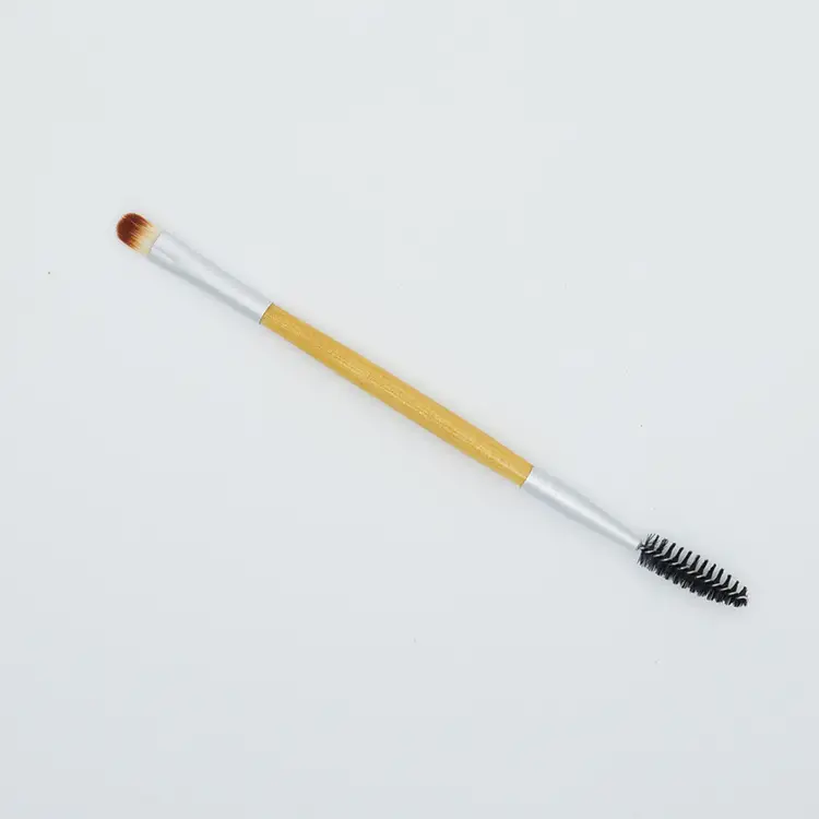 Double Headed Makeup Brushes with Wooden Handles - Image 10