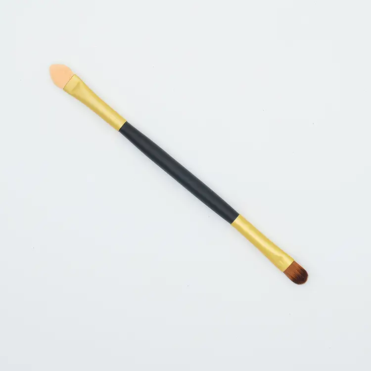 Double Headed Makeup Brushes with Wooden Handles - Image 12