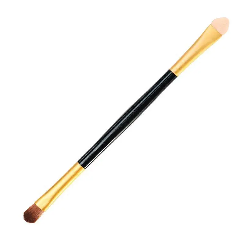 Double Headed Makeup Brushes with Wooden Handles - Image 14