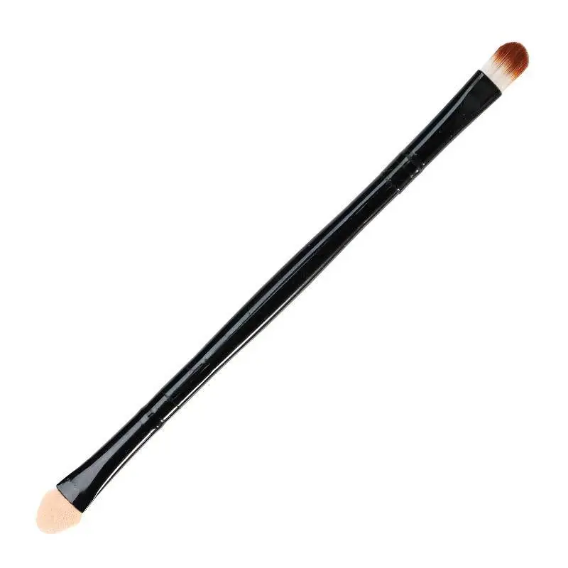 Double Headed Makeup Brushes with Wooden Handles - Image 15