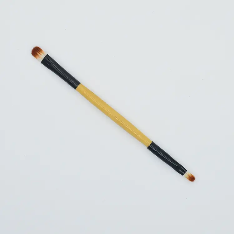 Double Headed Makeup Brushes with Wooden Handles - Image 7
