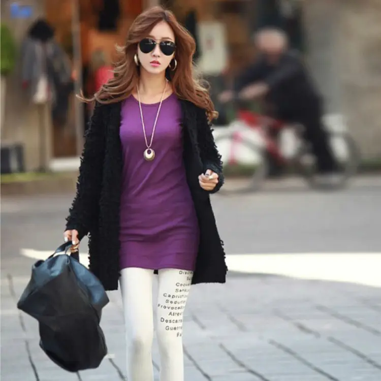 2020 Women Purple Long Sleeve Slim Fit Dress - Image 6