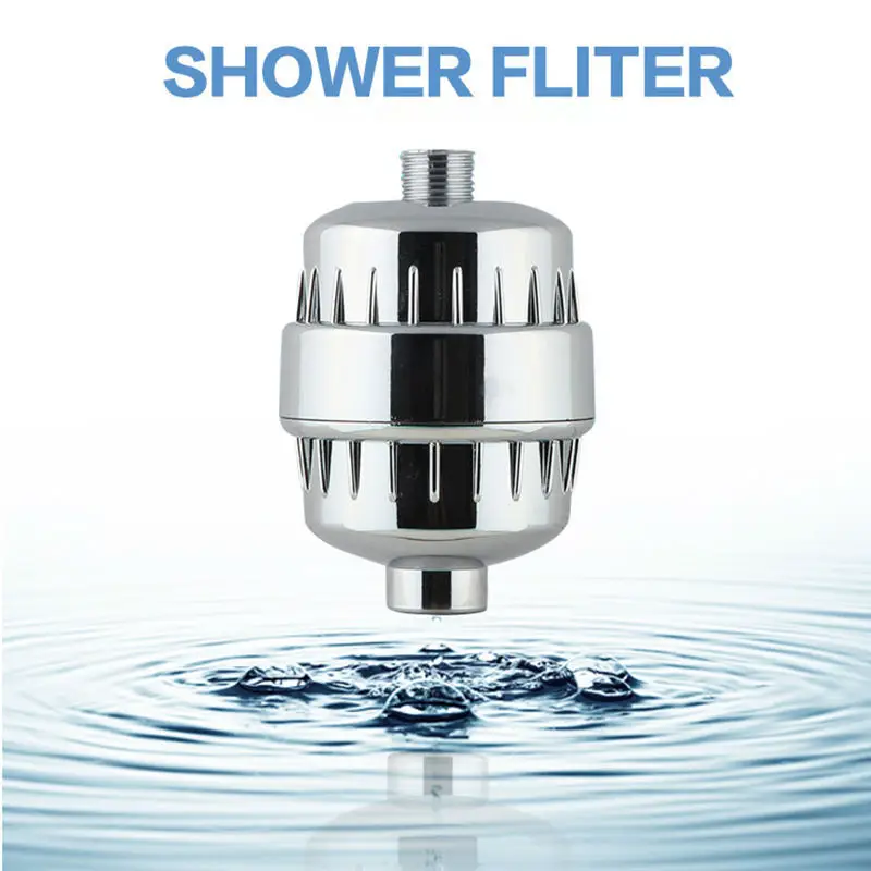 Chrome Water Filter Shower Purifier for Bathroom Use — feature 1