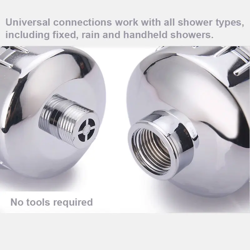 Chrome Water Filter Shower Purifier for Bathroom Use — feature 11