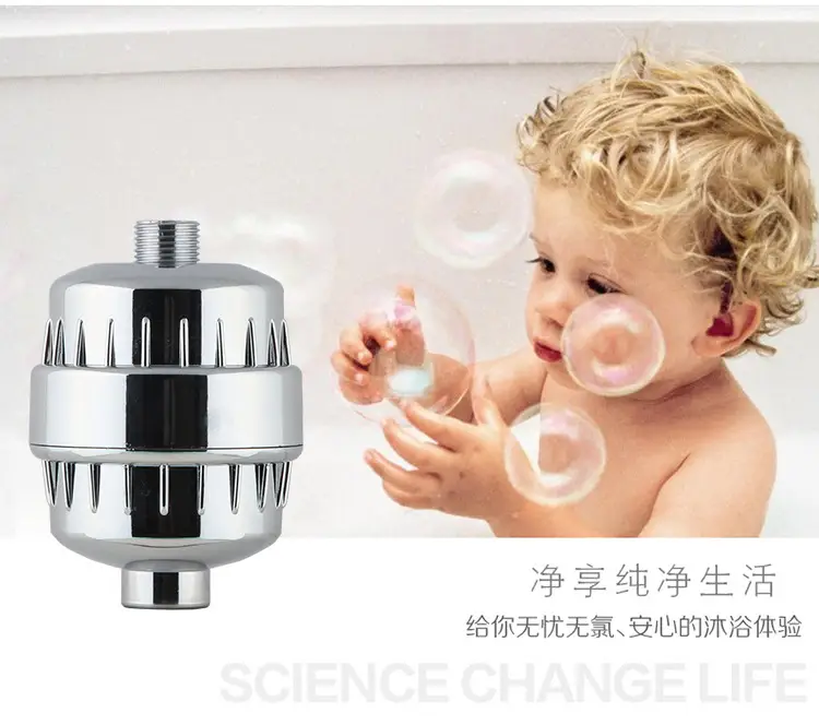 Chrome Water Filter Shower Purifier for Bathroom Use — feature 7