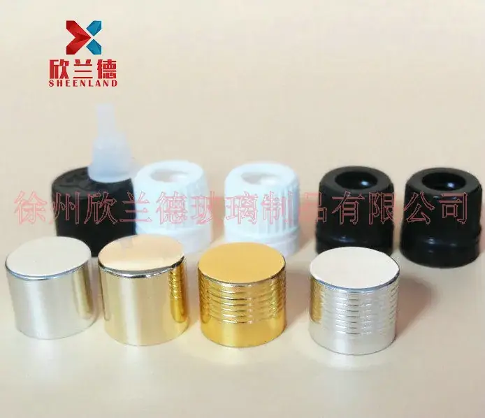 15ml Blue Essential Oil Bottle with Rubber Head Dropper - Image 3