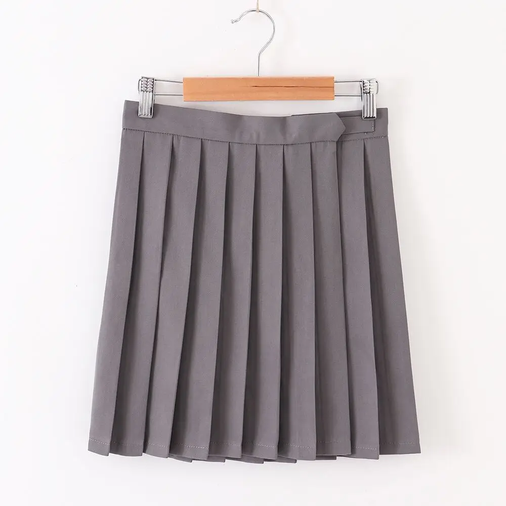 Beige Pleated Sailor Skirt Summer Wear