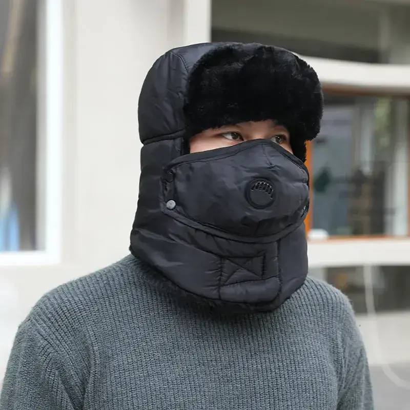 Winter Fur Ear Hat with Micro Side Cover - Image 10