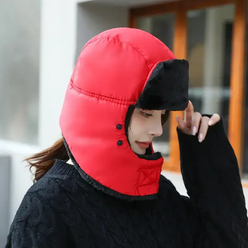 Winter Fur Ear Hat with Micro Side Cover - Image 11