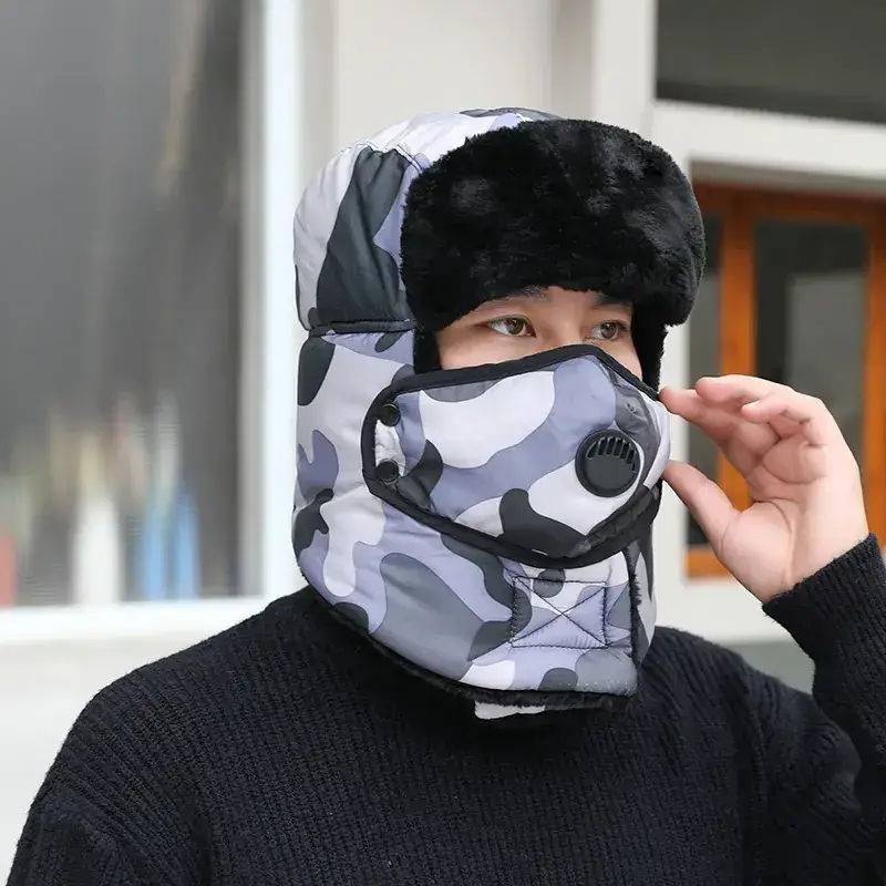 Winter Fur Ear Hat with Micro Side Cover - Image 14