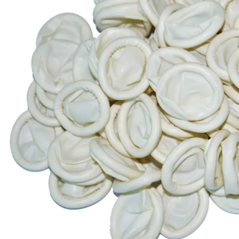 White Latex Finger Covers Anti-Static Powder Free - Image 4