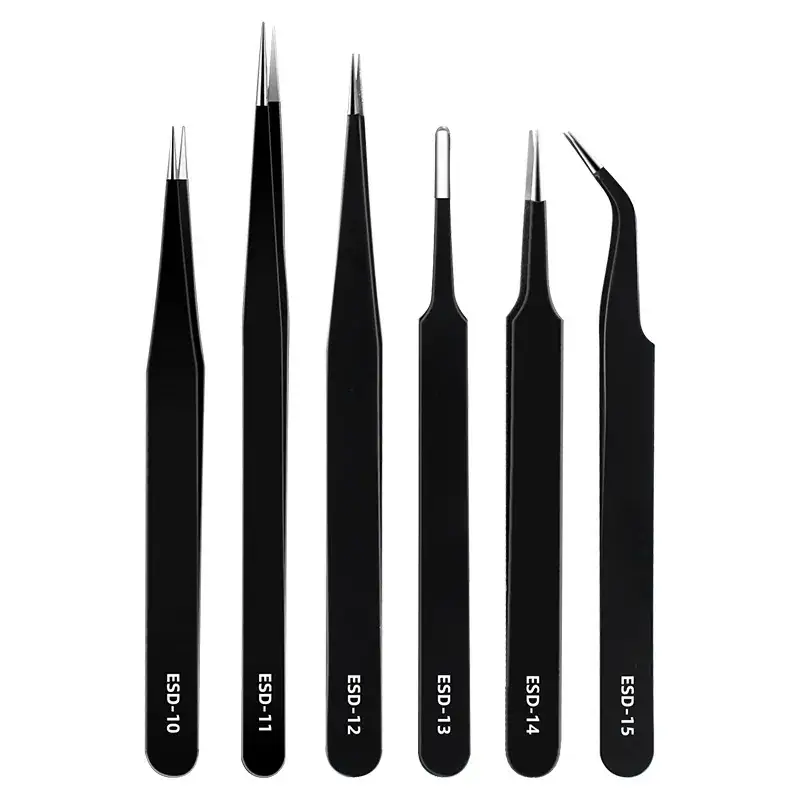 HRC40 Precision Eyelash Curler with Anti-Static Stainless Steel Tweezers - Image 17