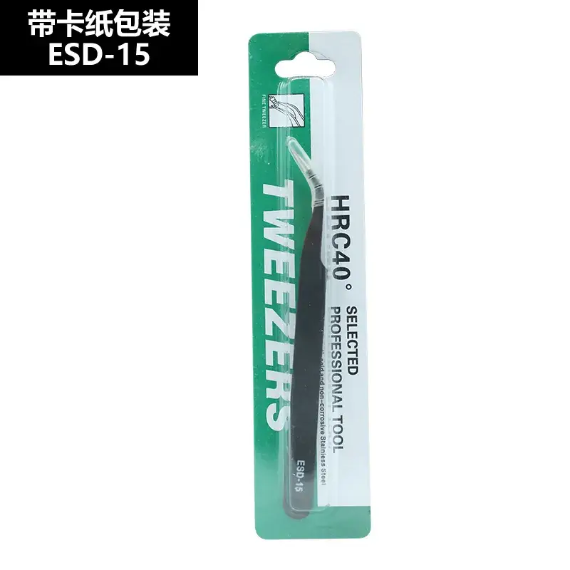 HRC40 Precision Eyelash Curler with Anti-Static Stainless Steel Tweezers - Image 6