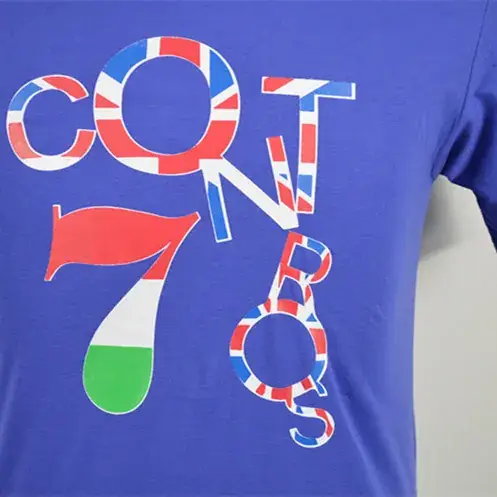 Men Women Blue Voltic Graphic T-Shirt Slim Fit Summer - Image 12