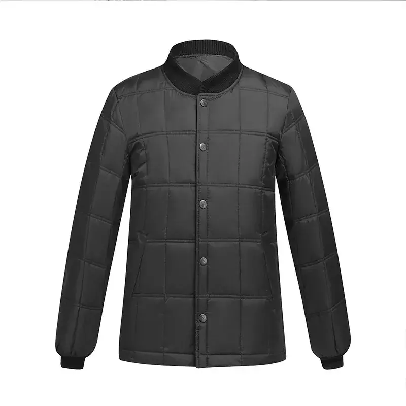Men's Black Duck Down Jacket with Thick Inner Layer - Image 3