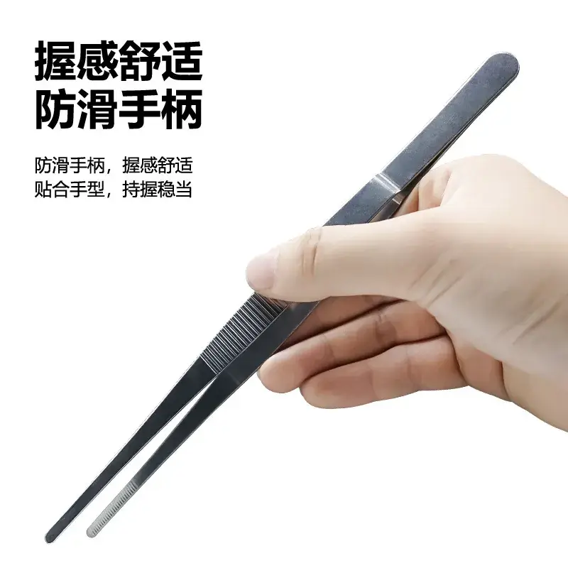 High-Grade Stainless Steel Tweezers 125-300mm - Image 11