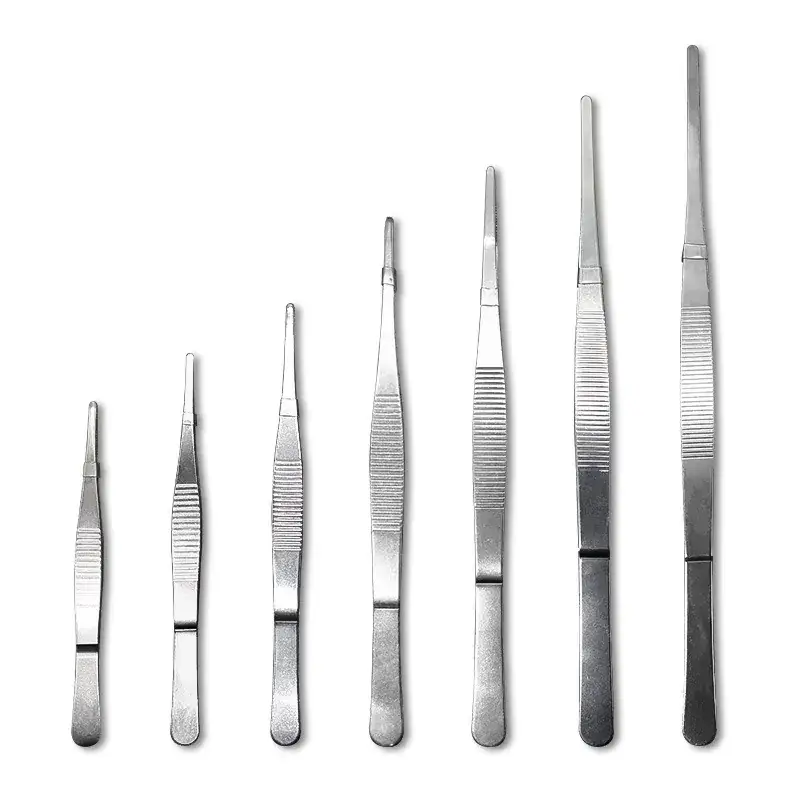 High-Grade Stainless Steel Tweezers 125-300mm - Image 12