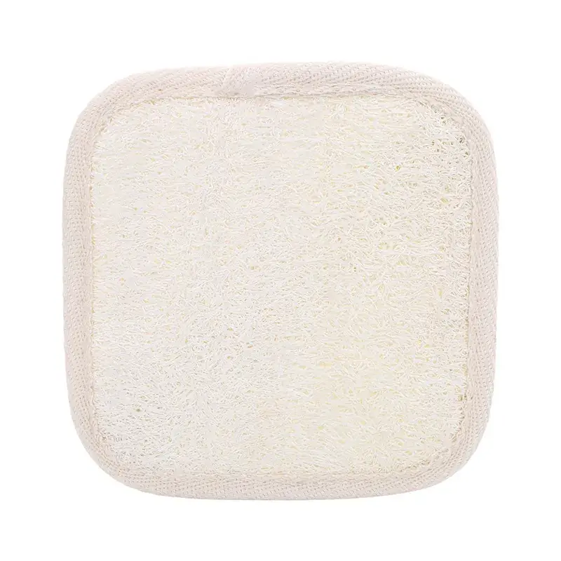 12*12 square beige edge loofah slices opp (single)