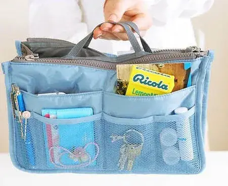 Double Zipper Makeup Wash Bag Thickened Multifunctional Storage