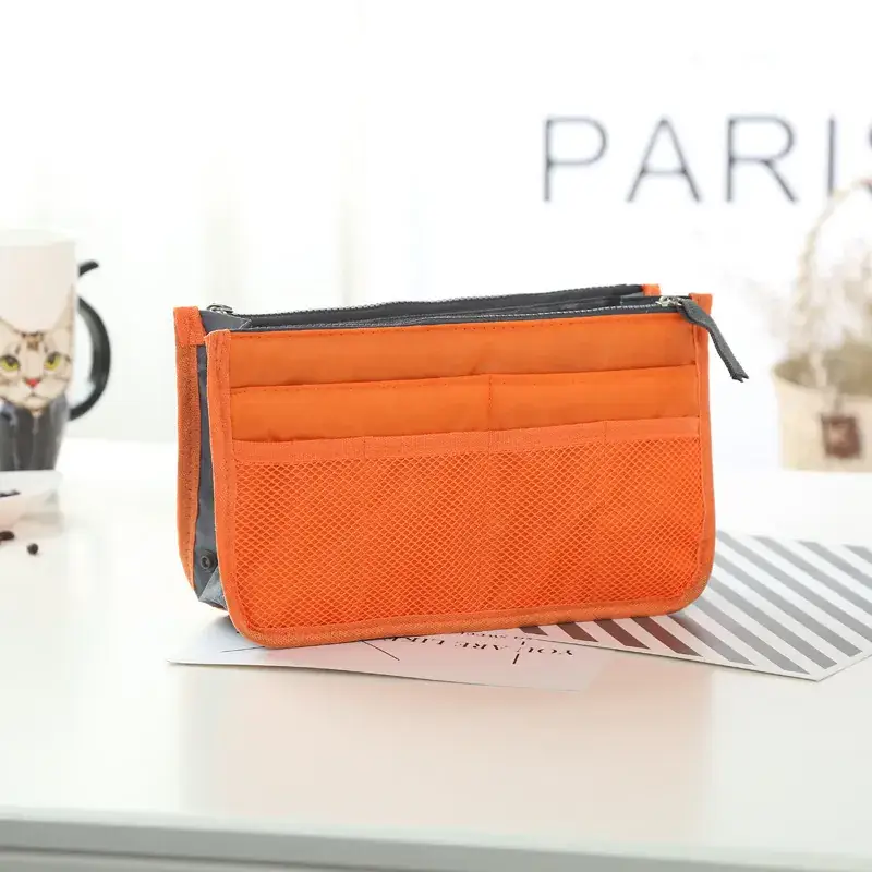 Double Zipper Makeup Wash Bag Thickened Multifunctional Storage — feature 11