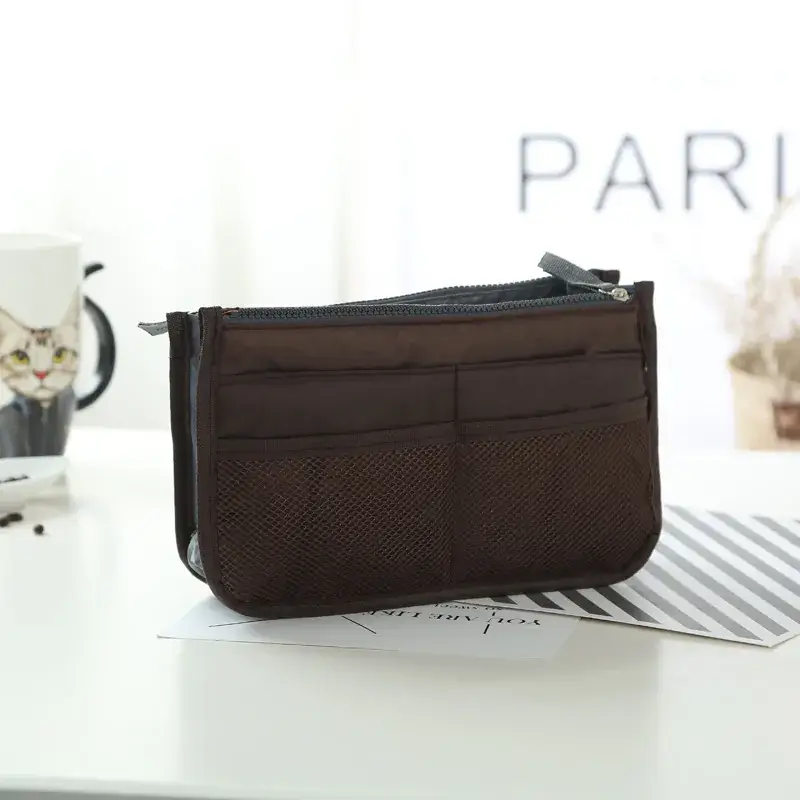 Double Zipper Makeup Wash Bag Thickened Multifunctional Storage — feature 12
