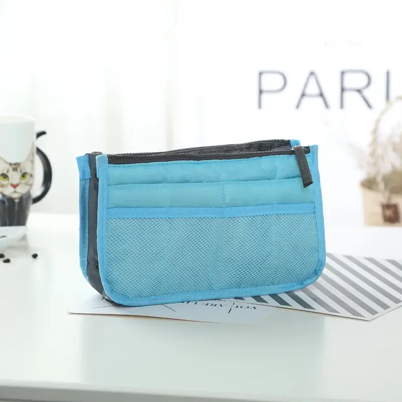 Double Zipper Makeup Wash Bag Thickened Multifunctional Storage — feature 14