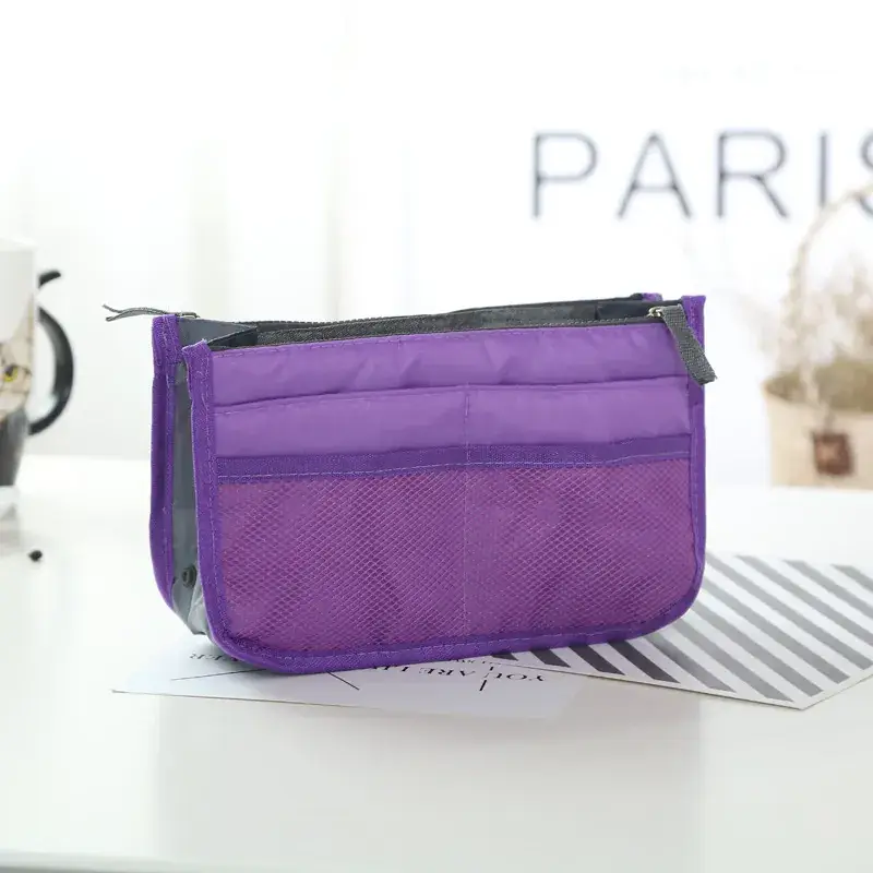 Double Zipper Makeup Wash Bag Thickened Multifunctional Storage — feature 15