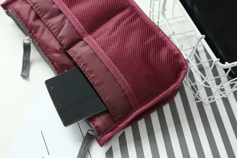 Double Zipper Makeup Wash Bag Thickened Multifunctional Storage — feature 19