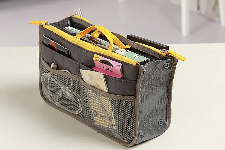 Double Zipper Makeup Wash Bag Thickened Multifunctional Storage — feature 21